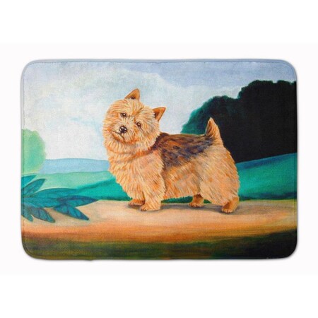 Carolines Treasures Norwich Terrier Machine Washable Memory Foam Mat 7519RUG